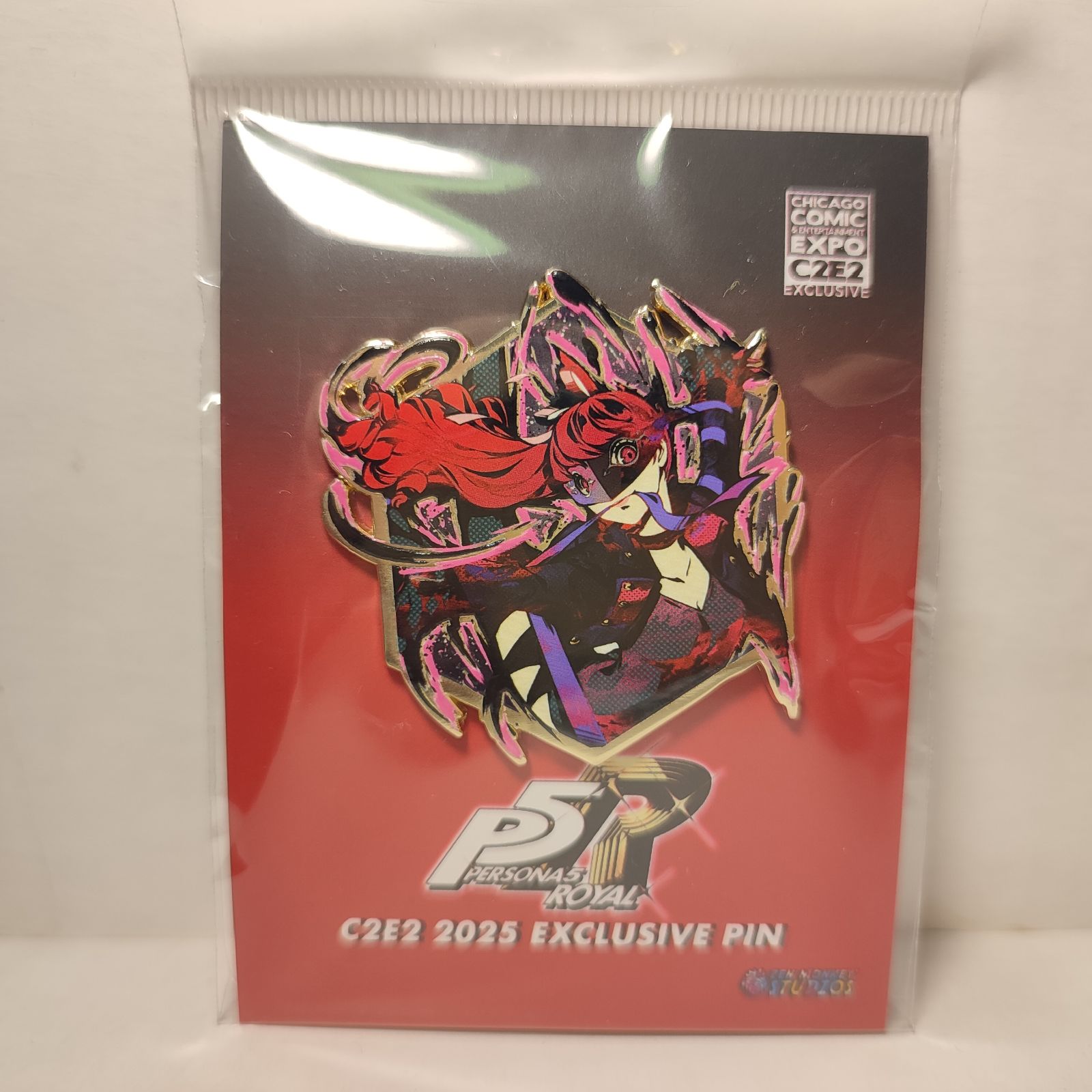 Persona 5 Royal Kasumi Yoshizawa Painterly C2e2 Exclusive Enamel Pin Badge